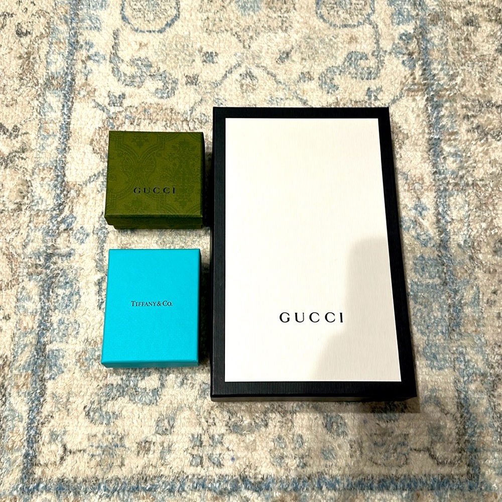 Gucci & Tiffany Boxes